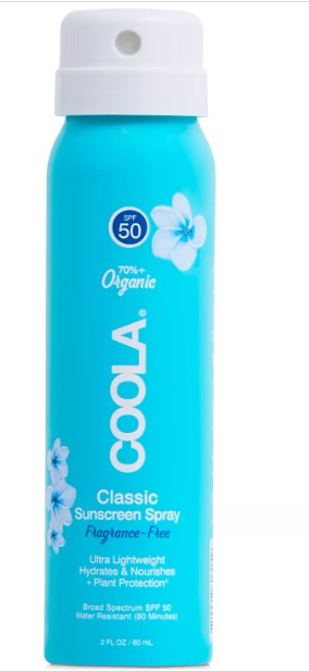 Clear Organic Sunscreen Spray SPF 50