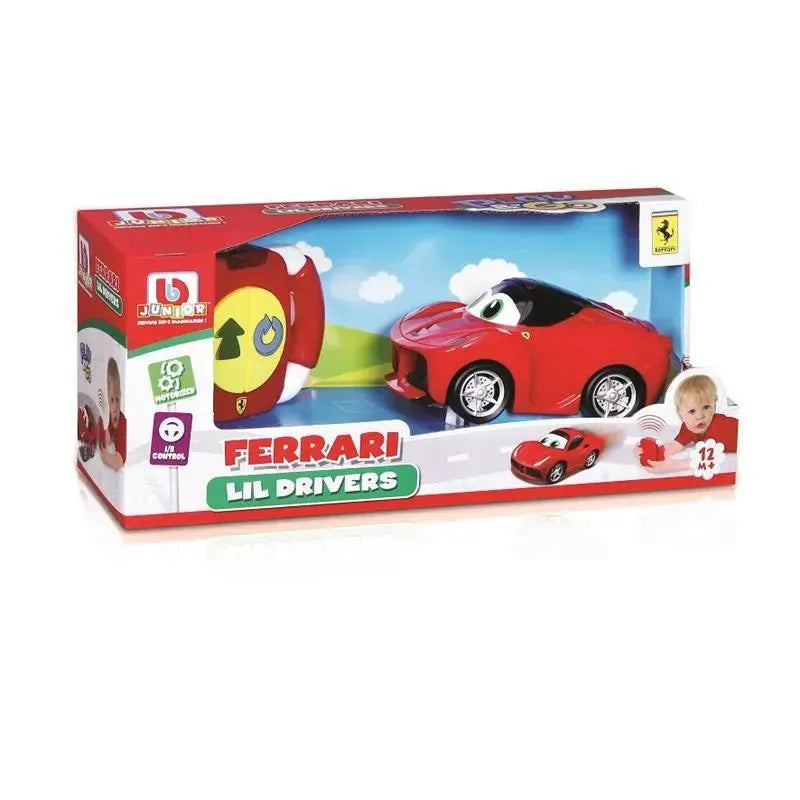 BB Junior Play & Go Ferrari Lil Drivers, Assorted Cars, 1-Pack, Red