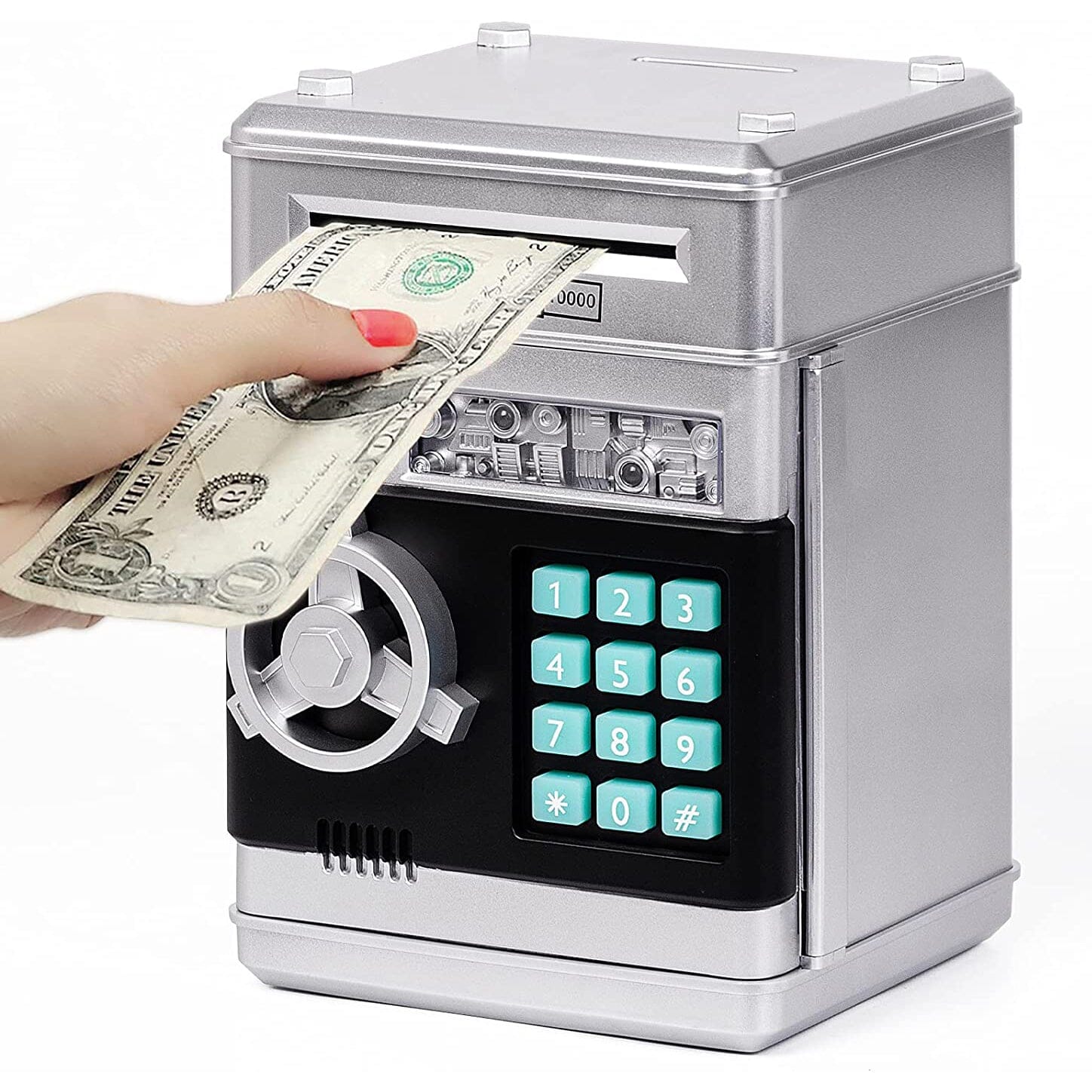 Children's Cartoon Password Box Piggy Bank