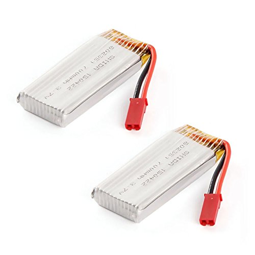 Boldclash Original 3.7v 700mah Rechargeable Li-po Battery Spare Parts for SKY Hawkeye Hm1315s 1315w Rc Quadcopter, 2 Pieces BATTTOY