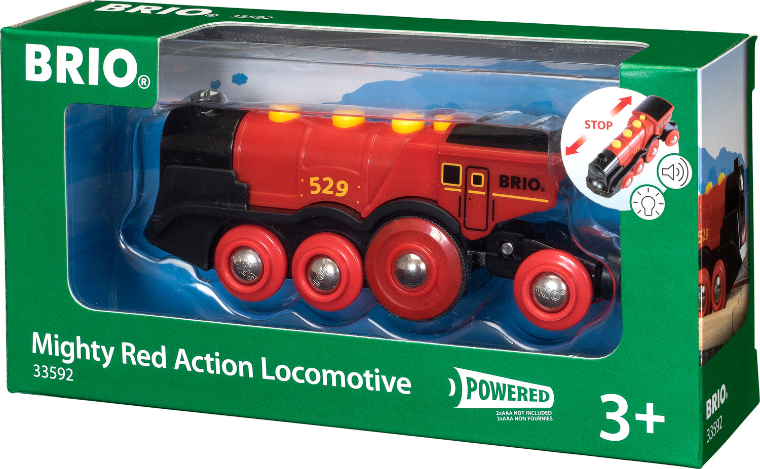 Brio Mighty Red Locomotive